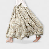 Ava - Falda amb estampat floral de renda