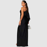 Meda - Elegant vestit maxi d'un sol espatlla