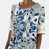 Alba | Vestit midi floral lleuger i solt