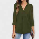 Jessica - Blusa diària amb escot en forma de V
