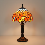 SOLELIA | VINTAGE GLASS LAMP WITH SUNFLOWER