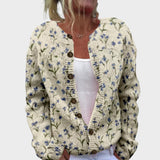 Camila - Cardigan Floral de Tardor