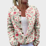 Catarina - Càrdigan amb estampat floral per a la tardor
