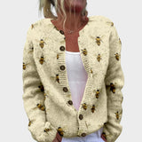 Bianca - Cardigan floral de tardor