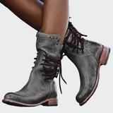 Sabates de cuir amb cordons