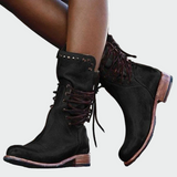 Sabates de cuir amb cordons