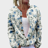 Patrícia - Cardigan floral de tardor