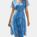 Ana | Vestit midi floral solt i lleuger