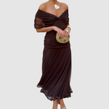 Lucie - Vestit elegant amb escot en forma de V