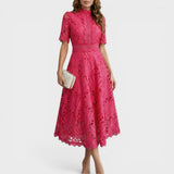Camila™ | Vestido midi de encaje elegante