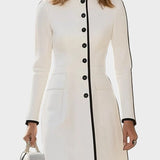 Ksenia – vestit midi de contrast