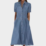 Vestit de denim estilitzat