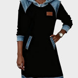 Irena - Vestit de denim amb caputxa
