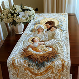 Quilted Table Runner - Bethlehem Light