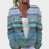 Isabel - Cardigan floral de tardor
