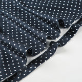 Vestit mini de llunes sense mànigues per a dona amb cintura ajustada