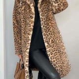LEIA - Saco Llarga i Suau amb Estampat de Lleopard