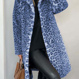 LEIA - Abric Llarga i Suau amb Estampat de Lleopard