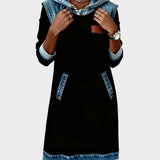 Irena - Vestit de denim amb caputxa