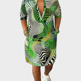 Mari - Vestit colorit amb escot en forma de V