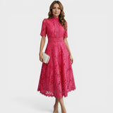 Camila™ | Vestido midi de encaje elegante