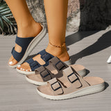 Nuria - Slides de confort amb doble sivella ajustable