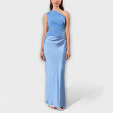 Vestit maxi elegant d'un sol espatlla