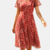 Ana | Vestit midi floral solt i lleuger