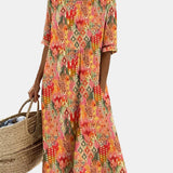 Emma | Vestit midi floral solt i lleuger