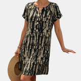 Marina | Vestit estampat amb botons