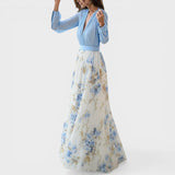 Valeria™ | Vestido maxi floral elegante