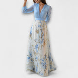 Paula - Vestit maxi floral brillant