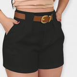 Pantalons Plisats de Cintura Alta