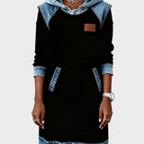 Irena - Vestit de denim amb caputxa