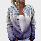 Inês - Cardigan Floral de Tardor