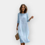 Vestit amb Tall Còmode per a l'Abdomen