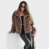 Milda - Jaqueta d'estampat de lleopard