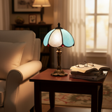 AZURIA | LUXURIOUS BLUE GLASS LAMP