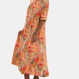 Emma | Vestit midi floral solt i lleuger