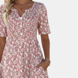 Carmen | Vestit midi floral lleuger i fluït