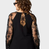 Celina - vestit midi clàssic per a ocasions especials