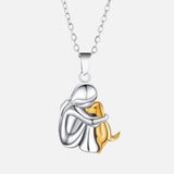 Collar amb penjoll per a amants dels gossos
