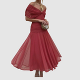 Lucie - Vestit elegant amb escot en forma de V