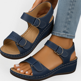 Sandàlies ortopèdiques de cuir amb taló