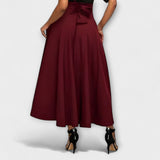 Luitgard - Falda Maxi Eleganta d'Estil Chic