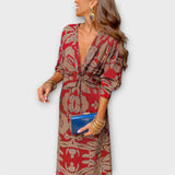 Lucía - Vestit Elegant de Màniga Llarga