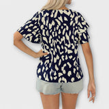 Evelyn - Blusa diària amb escot rodó