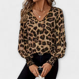 Joana | Blusa amb Estampat de Lleopard