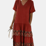 Martina | Vestit midi floral solta i lleuger