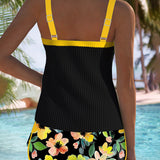 Miriam | Conjunto de tankini elegante de dos piezas